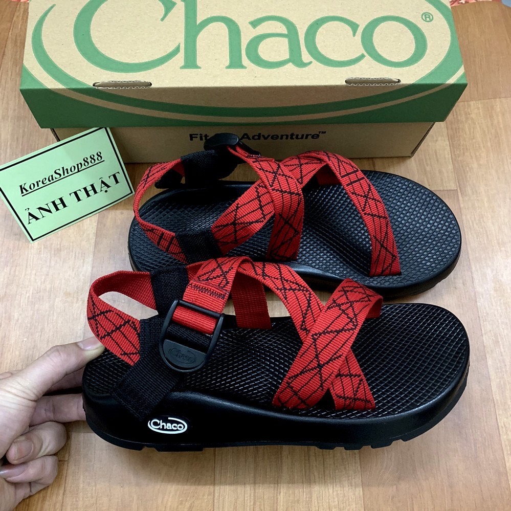 Sandal Chacco Đỏ Mới Đế Êm Gía Cực Rẻ