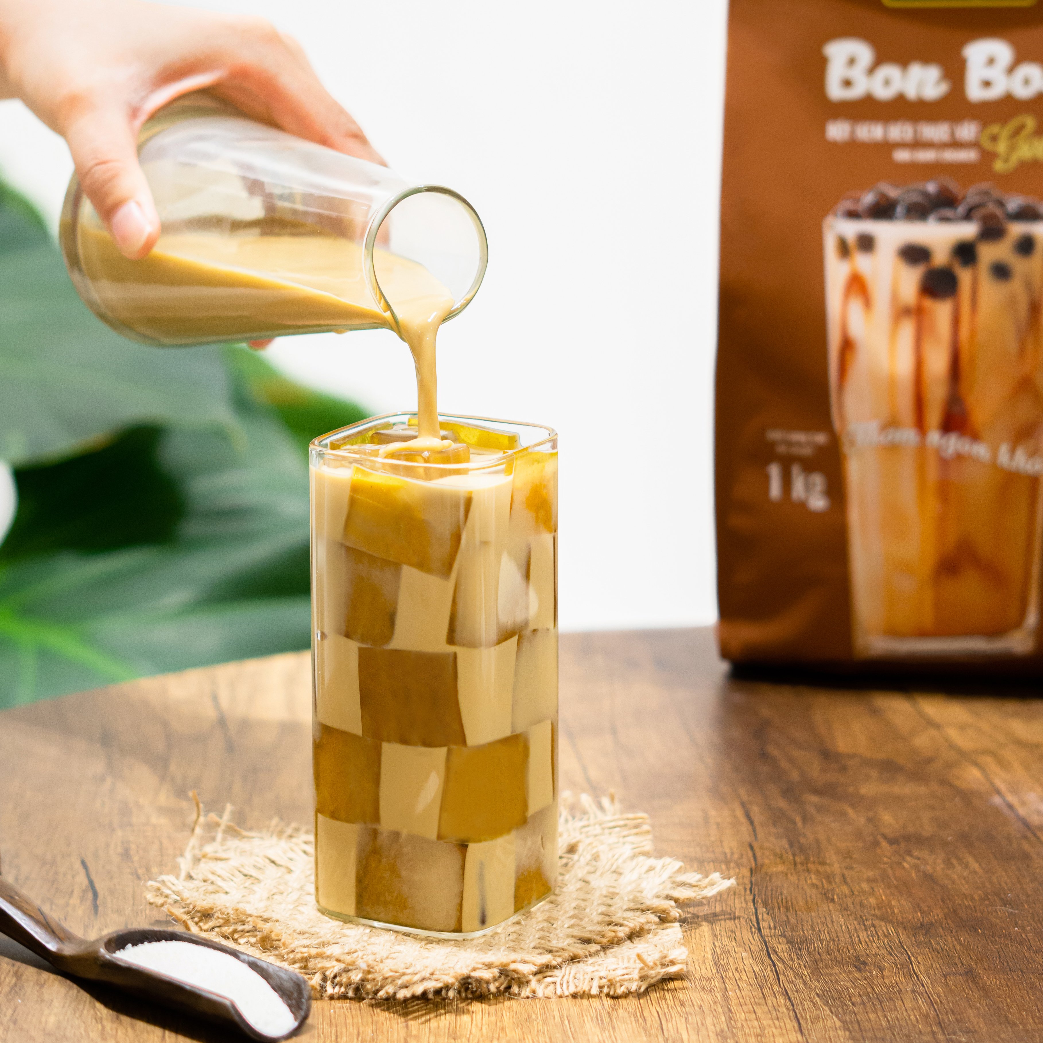 BỘT KEM BÉO THỰC VẬT BON BON GOLD