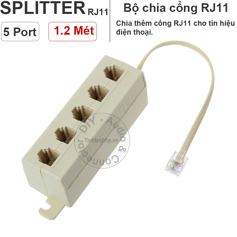RJ11 splitter  5 port for telephone