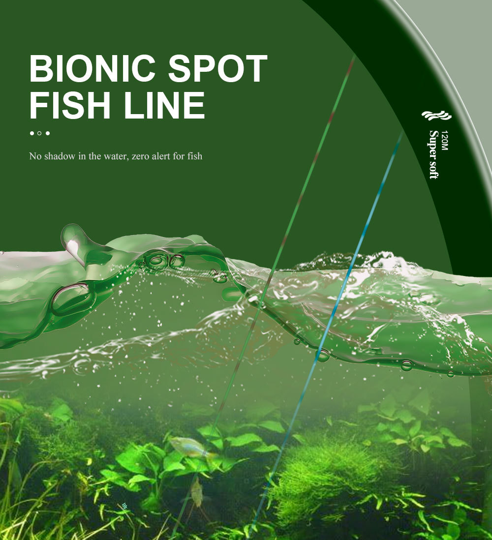 cước câu cá 3D Fluoro carbon tàng hình 500m siêu khỏe