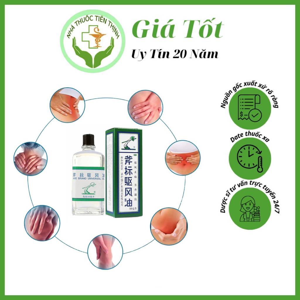 Dầu Gió Trắng Cây Búa  Axe Brand