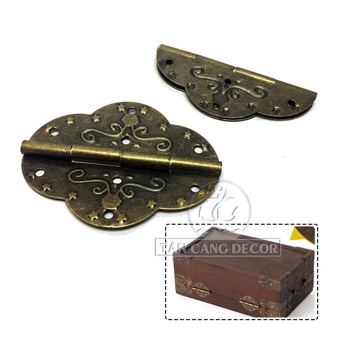 2 Bản lề 07 loại lớn- KT: 6.9 cm