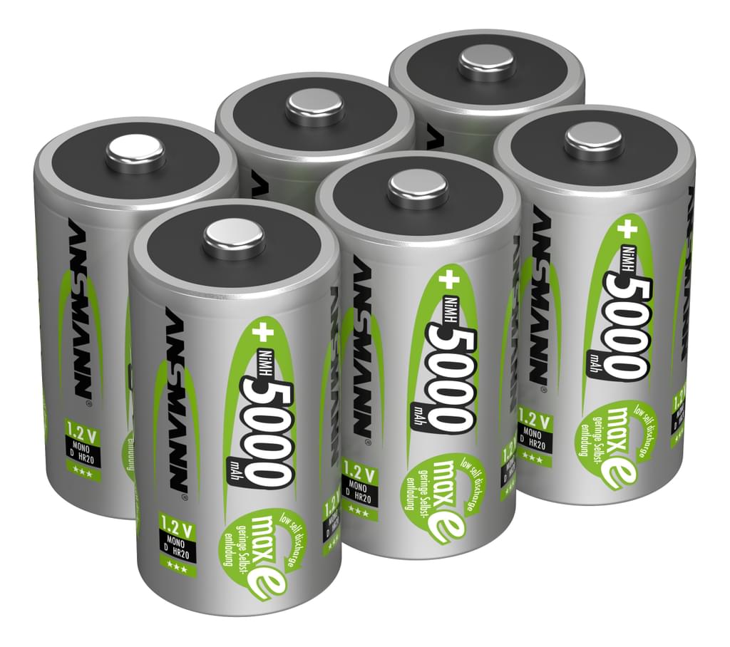 [HCM]Pin sạc D-5000mAh Mono D Ansmann NiMH