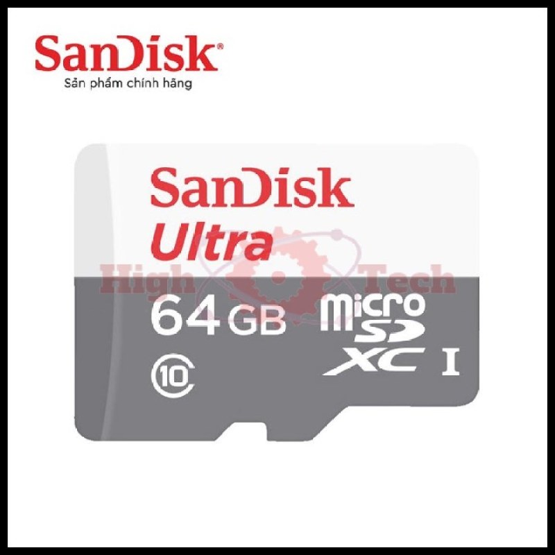 Thẻ nhớ microSDXC SanDisk 64GB Ultra 533x upto 80MB-s