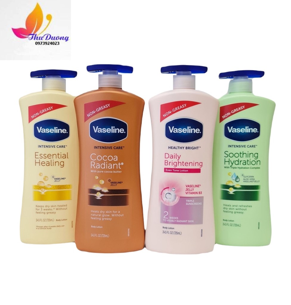 [HCM]Sữa Dưỡng Thể Vaseline Lotion 725ml mẫu mới
