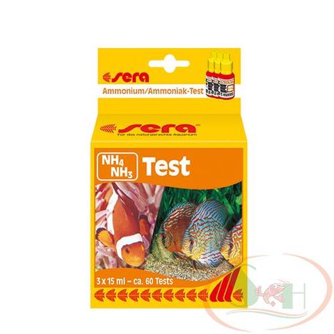 Bộ Sera NH4 NH3 Test kiểm tra amoni amoniac bể cá tép thủy hải sản