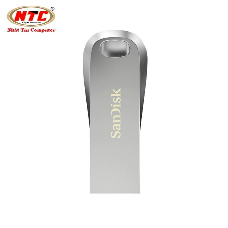 USB 3.1 SanDisk Ultra Luxe CZ74 128GB tốc độ đọc 400MB/s (Bạc) Nhất Tín Computer