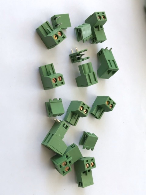 Set 10 đầu nối 2 chân rút cong(domino)