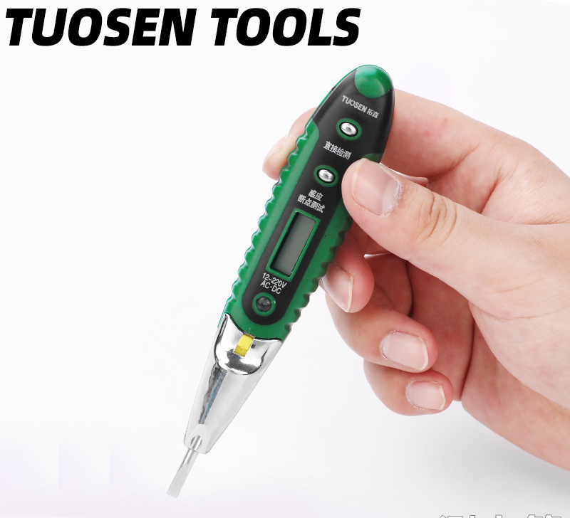 Bút Thử Điện Đa Năng AC/DC ĐO 12V-220V TUOSEN