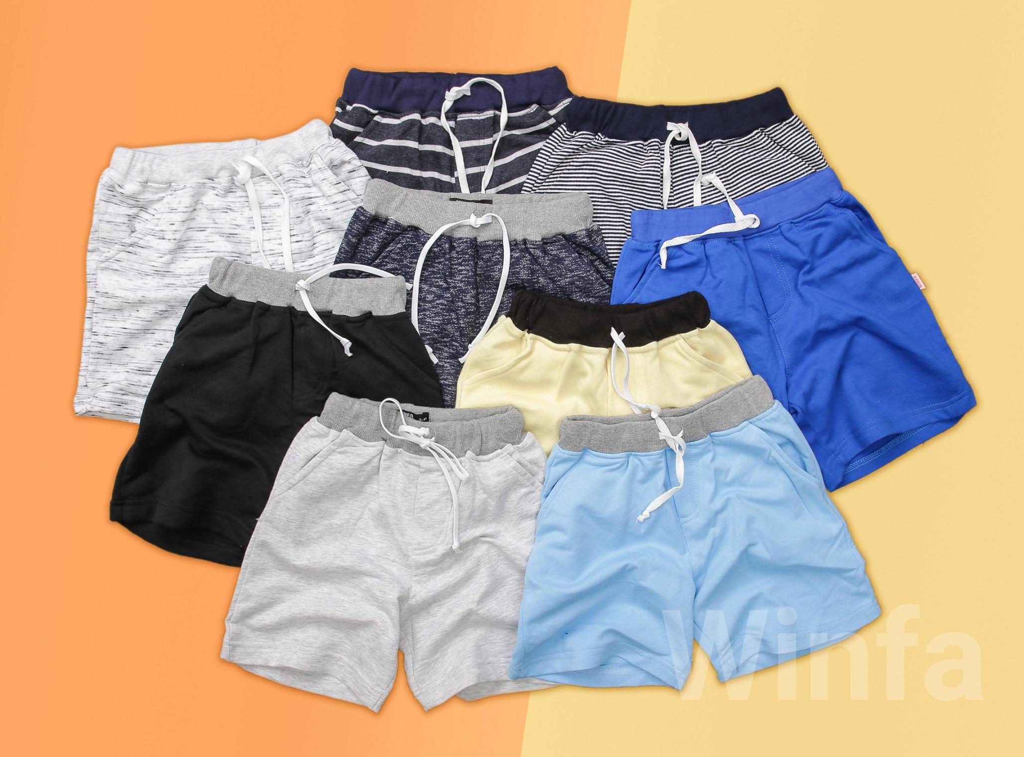 QUẦN SHORT TRẺ EM WINFA XÁM