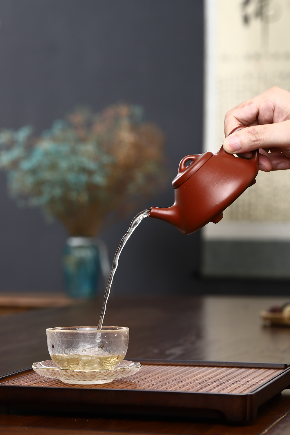 Ấm Tử Sa Nghi Hưng Thạch Biều 150 ml (Đại Hồng Bào)