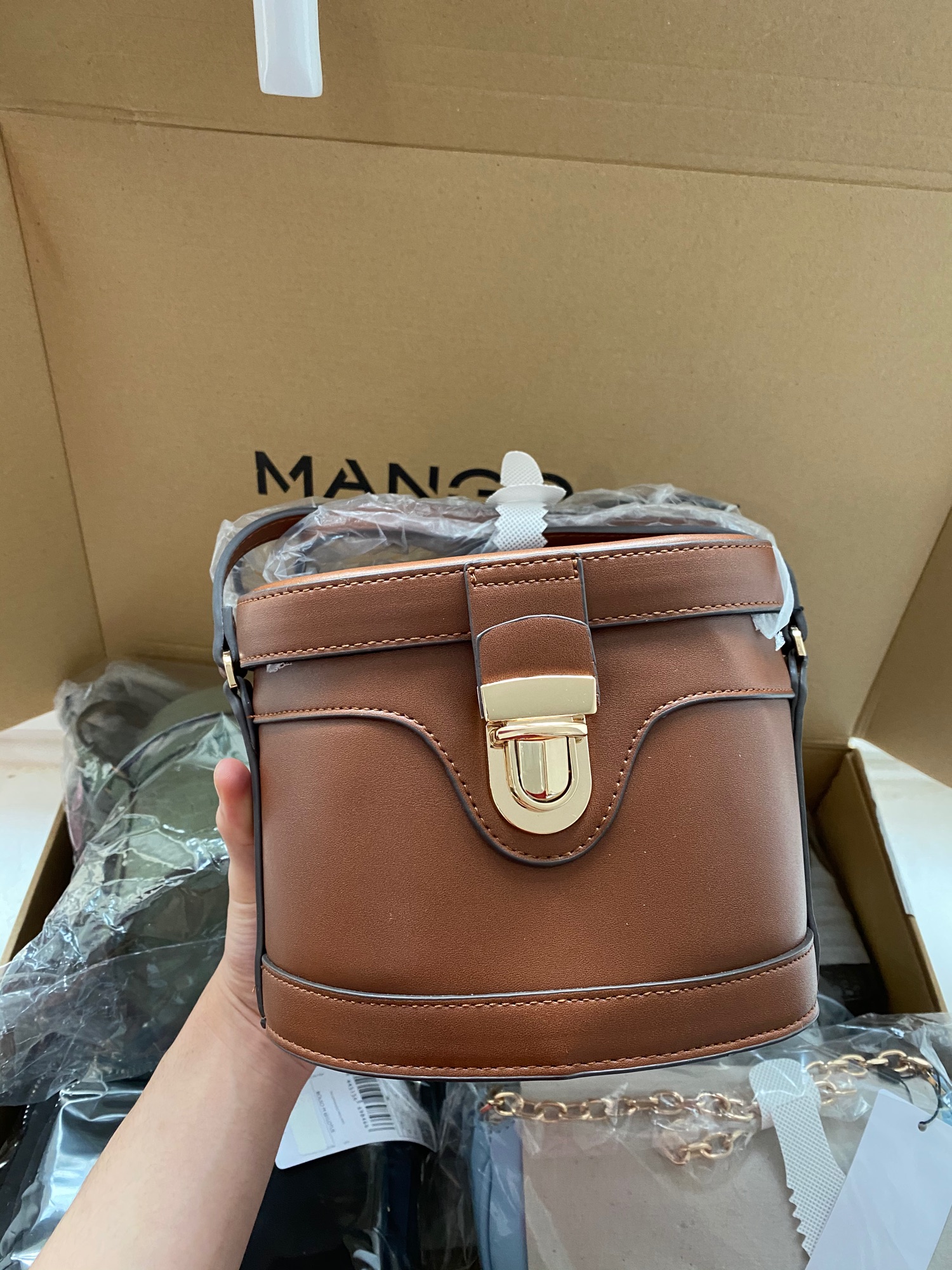 Túi Mango Auth store Germany hàng Limit (fullbill và ảnh thật)