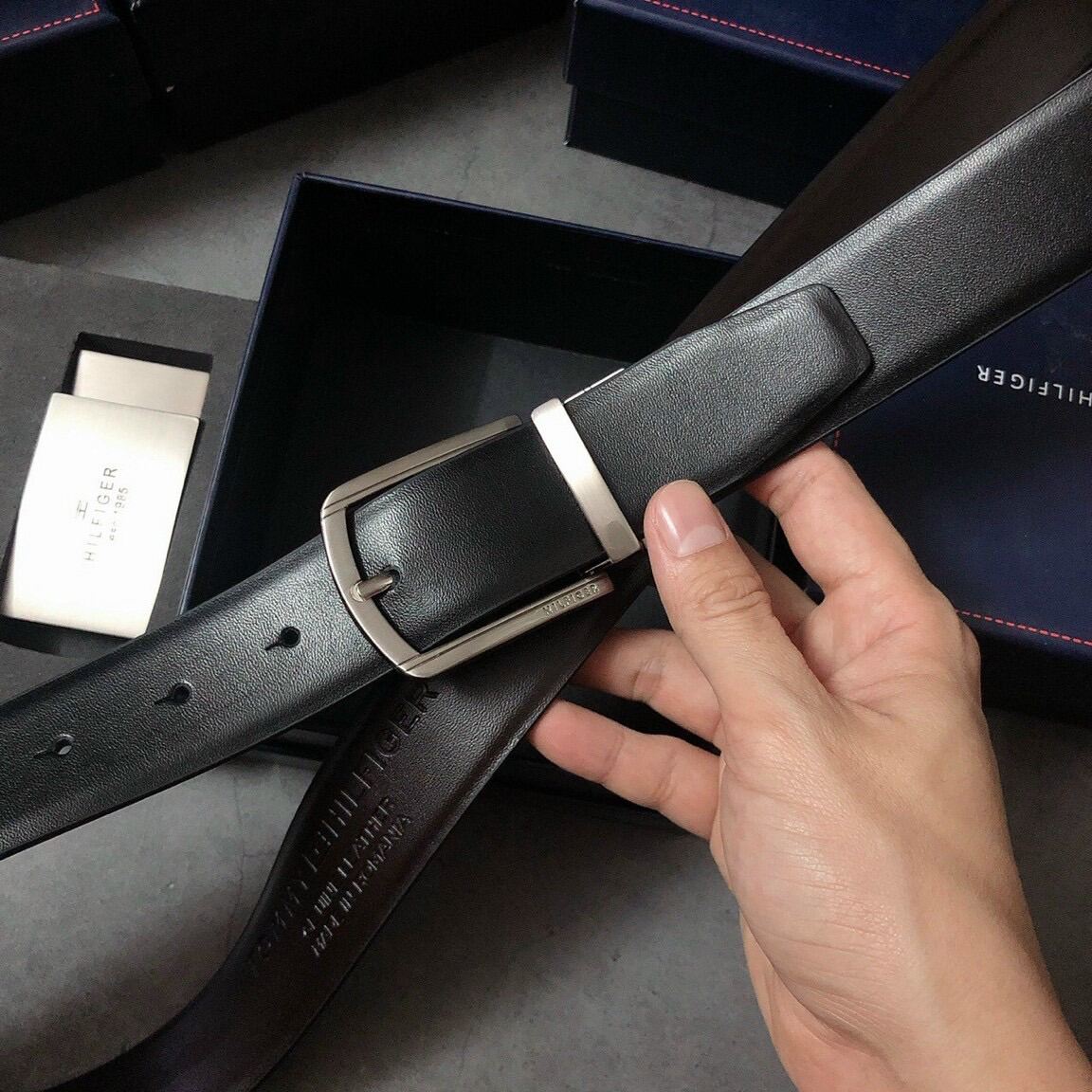 Nịt Tommy 2 mặt nịt full box.