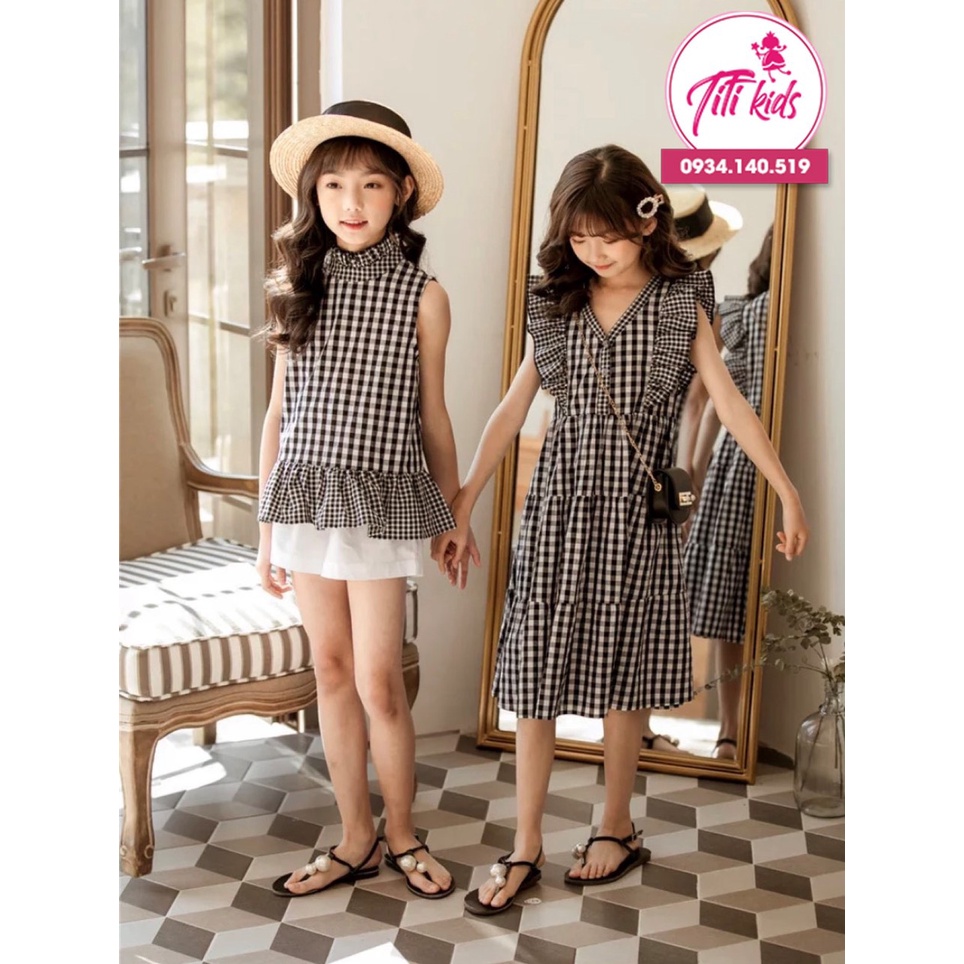 Váy Bé Gái Thu Đông Thời Trang Cao Cấp V085