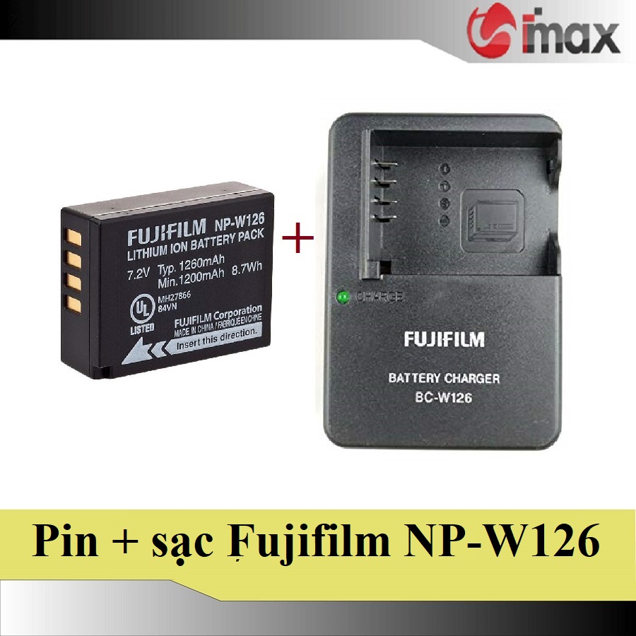 Bộ 01 pin np-w126 + 01 sạc bc-w126- hàng nhập khẩu