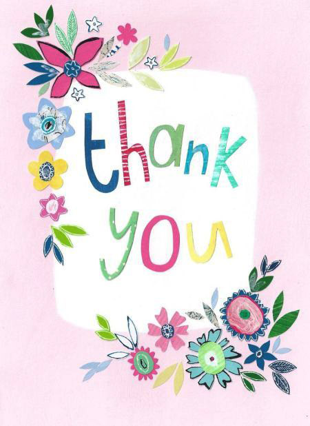 100 Tag Thanks Card Cảm ơn