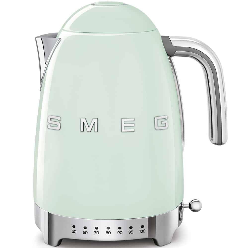 [Trả góp 0%]Ấm siêu tốc SMEG KLF04PGEU màu xanh (có điều chỉnh nhiệt độ)