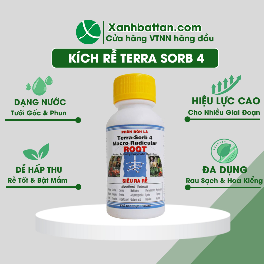 Kích Rễ Lan Terra Sorb 4 Root Chai 100 ml