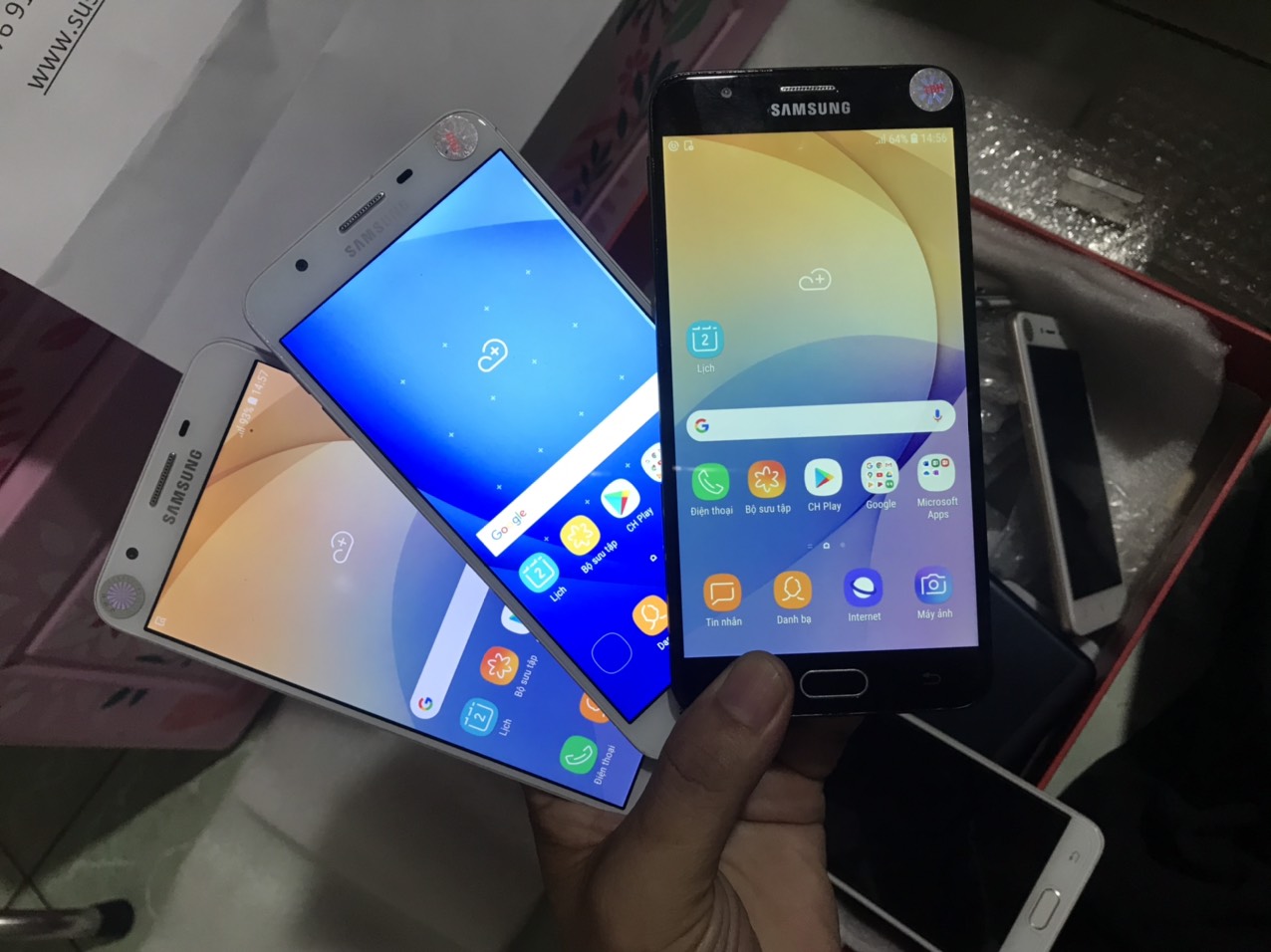 Samsung j7 prime máy 2 sim chính hãng