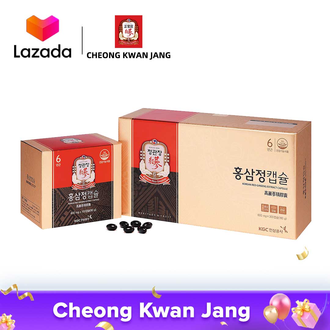 Viên nhộng Hồng sâm KGC Extract Capsule (600mg x 300 viên)