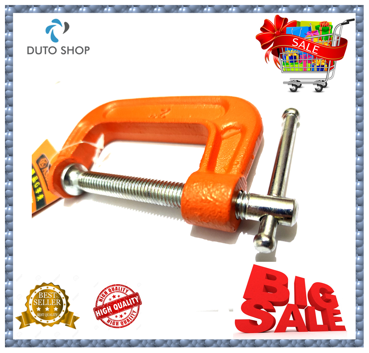Cảo chữ C Asaki AK-6260 2inch (Vam chữ G)