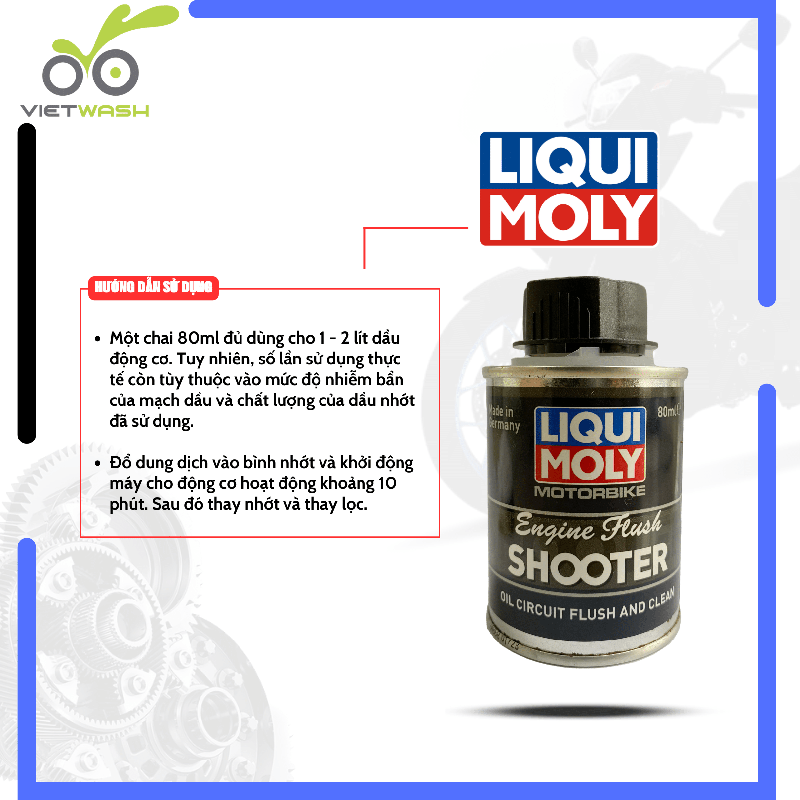 [LIQUI MOLY] Dung dịch súc rửa động cơ Liqui Moly 80ml
