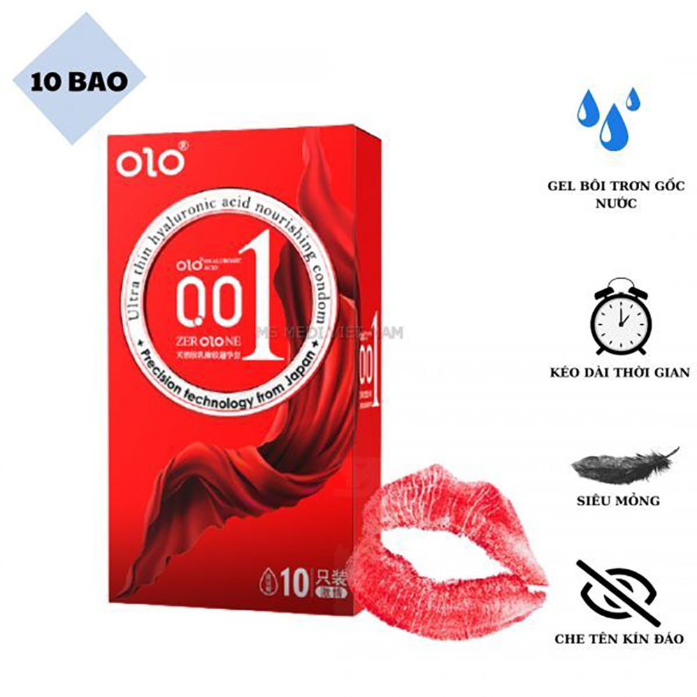 Bao cao su OLO Thin 001 Square Red