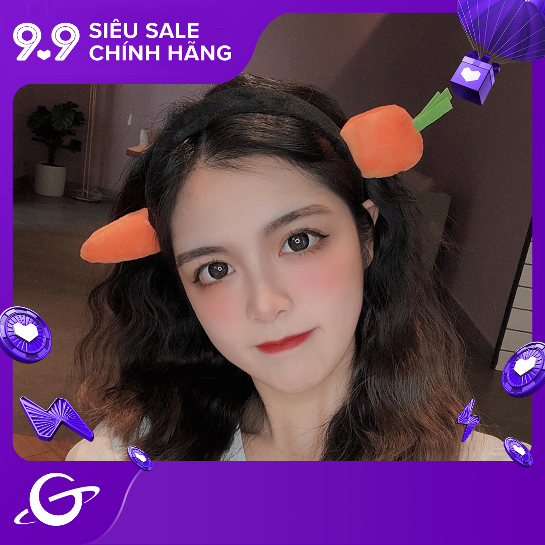 Korea cute funny face wash hair band net celebrity spoof carrot salted fish headband vibrato with the same hair