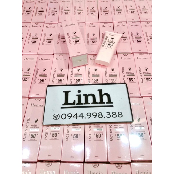 Kem chống nắng Hemia dành cho mặt Hemia MaKe Up Sun Cream