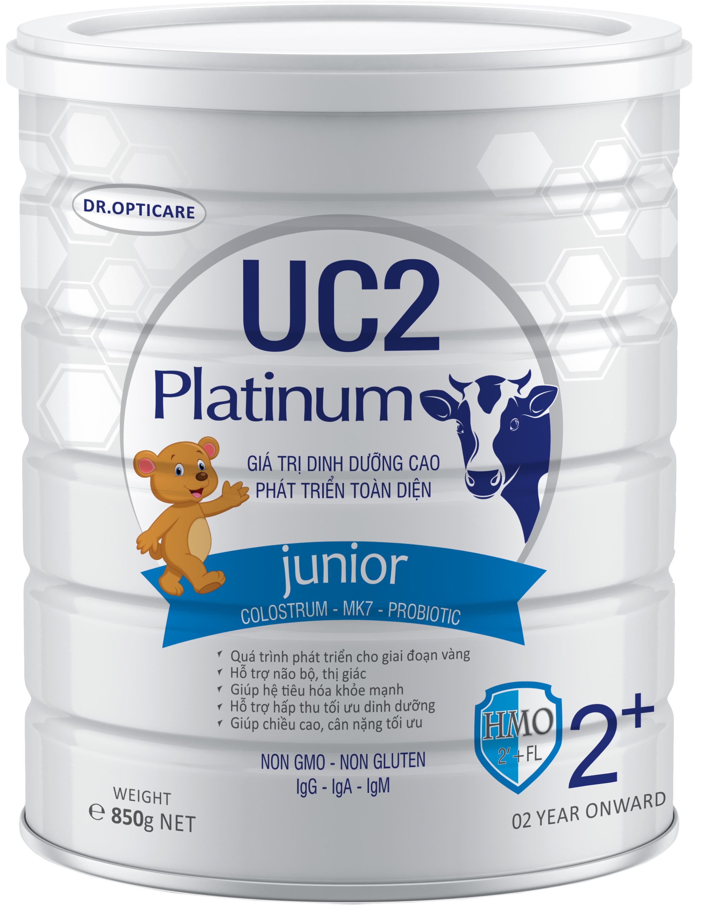 [HCM]Sữa bột UC2 Platinum Junior 800g (cho trẻ từ 2 tuổi trở lên) - FreeShip Max - LOHAMART