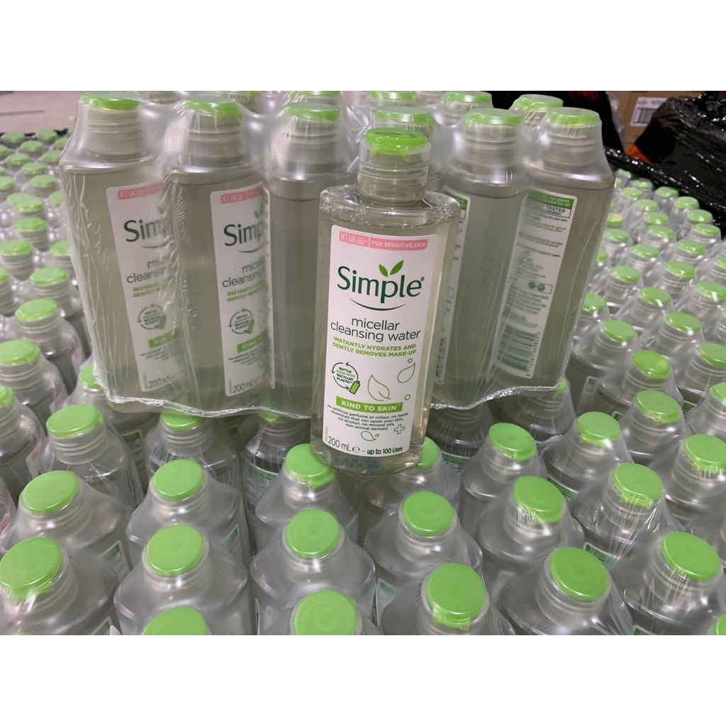 Nước Tẩy Trang Simple Micellar Cleansing Water 200ml