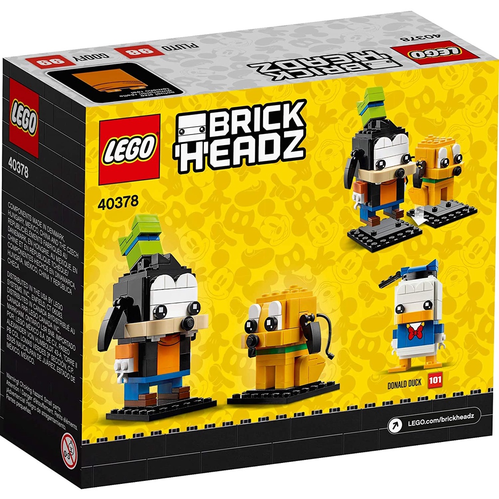 Lego 40378 Brickheadz Pluto Goofy ( Hàng có sẵn )