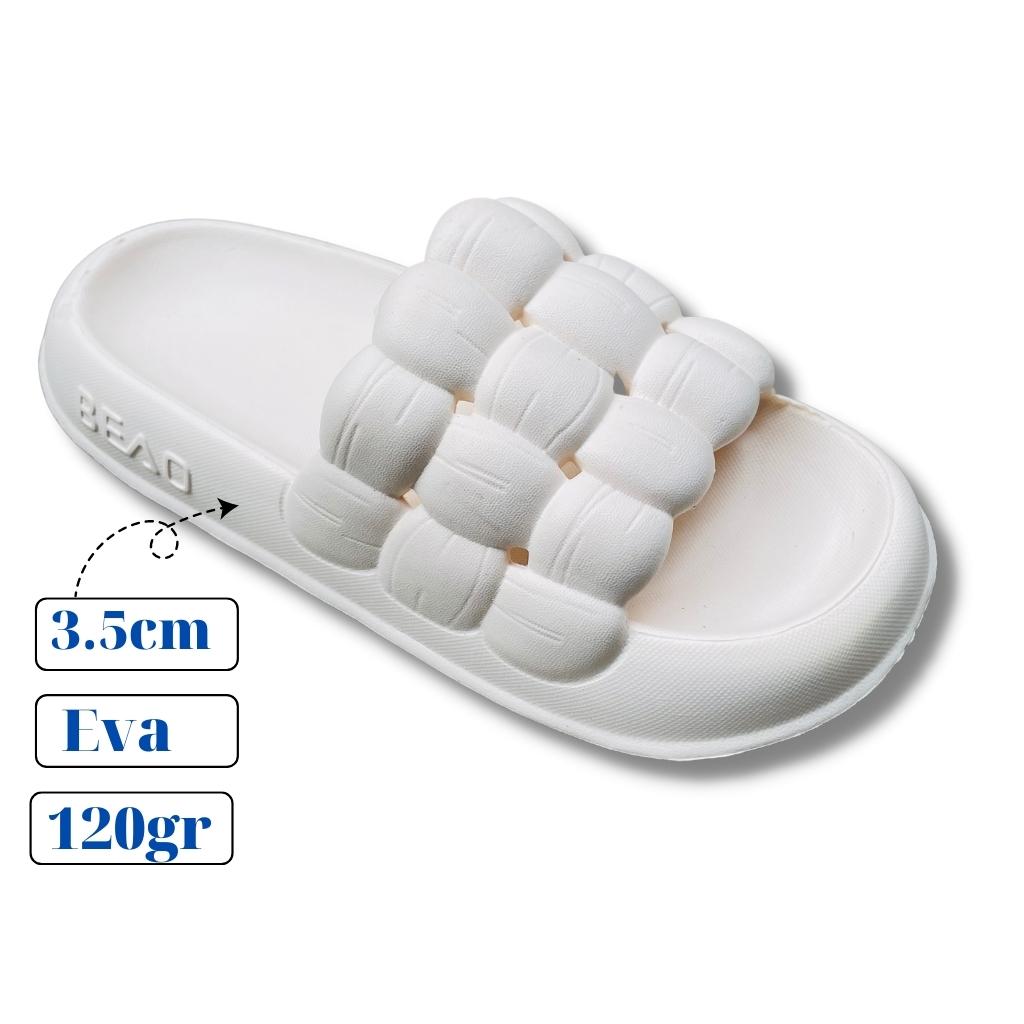 Dép bánh mì Ô Vuông đế độn 3.5cm