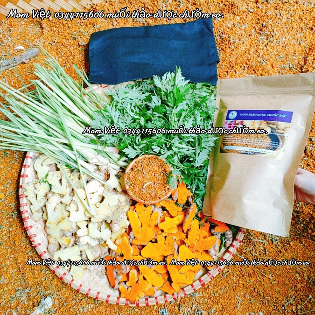 Muối Thảo Dược Chườm Bụng Sau Sinh (Handmade)