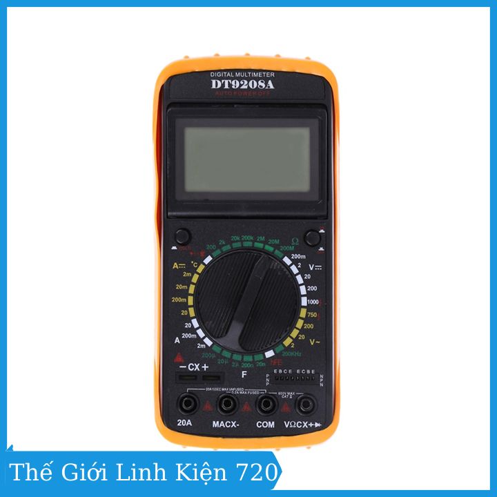 Đồng hồ đo vạn năng DT-9208A ( BH : 3 tháng )