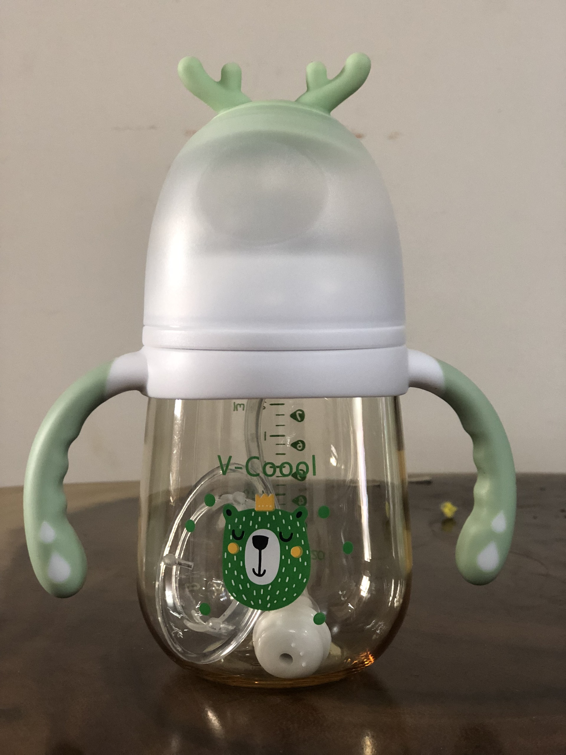 Bình Sữa PPSU hình mèo Kitty 240ML/300ML Cổ Rộng