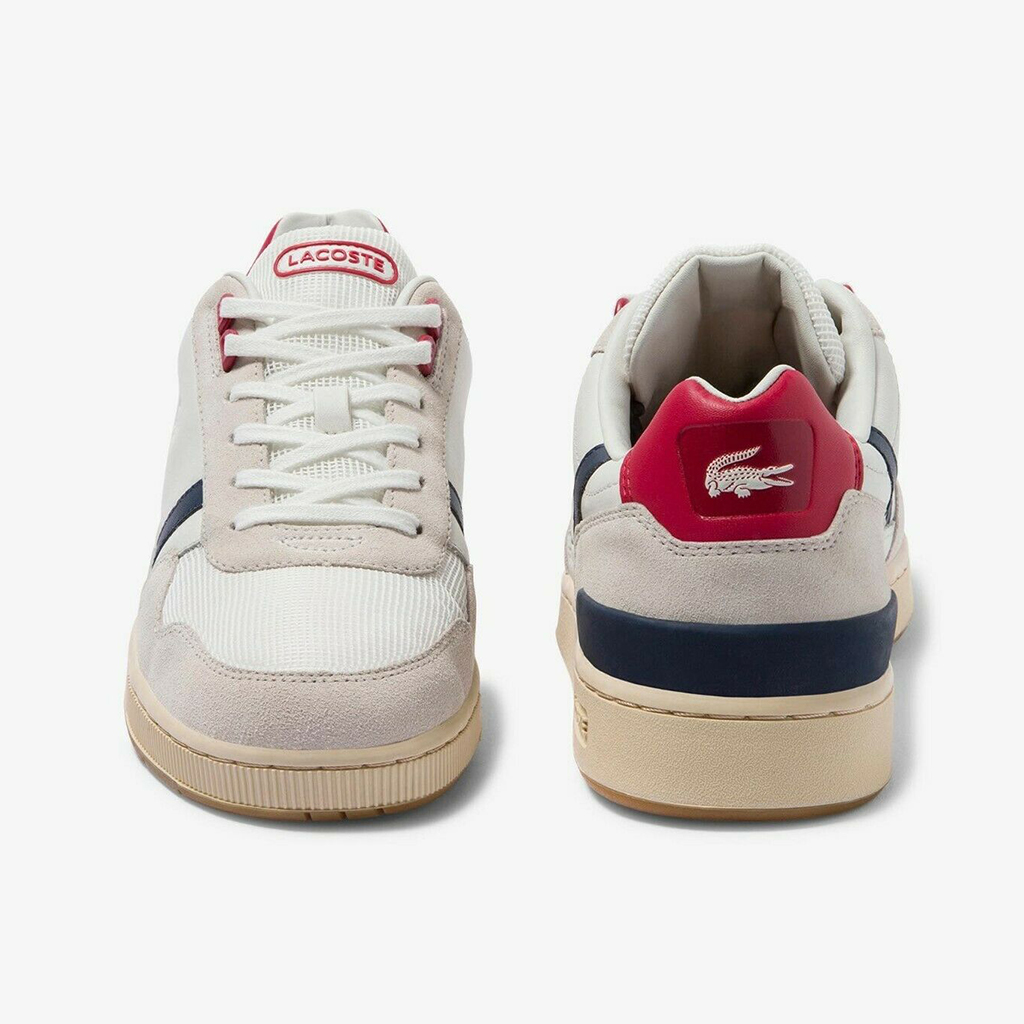 [FreeshipMAX] Giày Lacoste T-Clip Leather – Trắng sữa