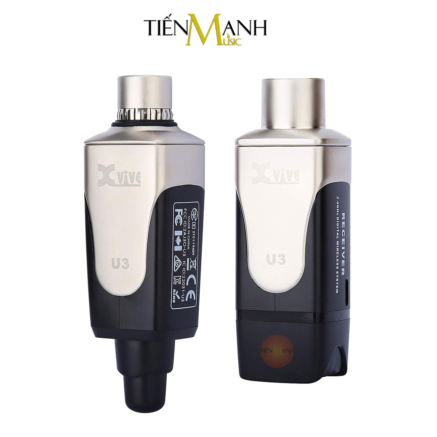 [Chính Hãng] Bộ Thu Phát Micro Không Dây Xvive U3 Wireless System Mic Dynamic Microphone