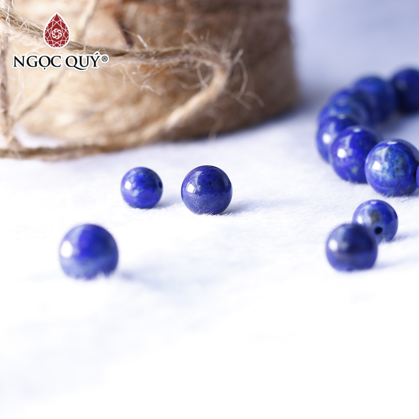 [HCM]Hạt lẻ đá Lapis mệnh thủy mộc - Ngọc Quý Gemstones