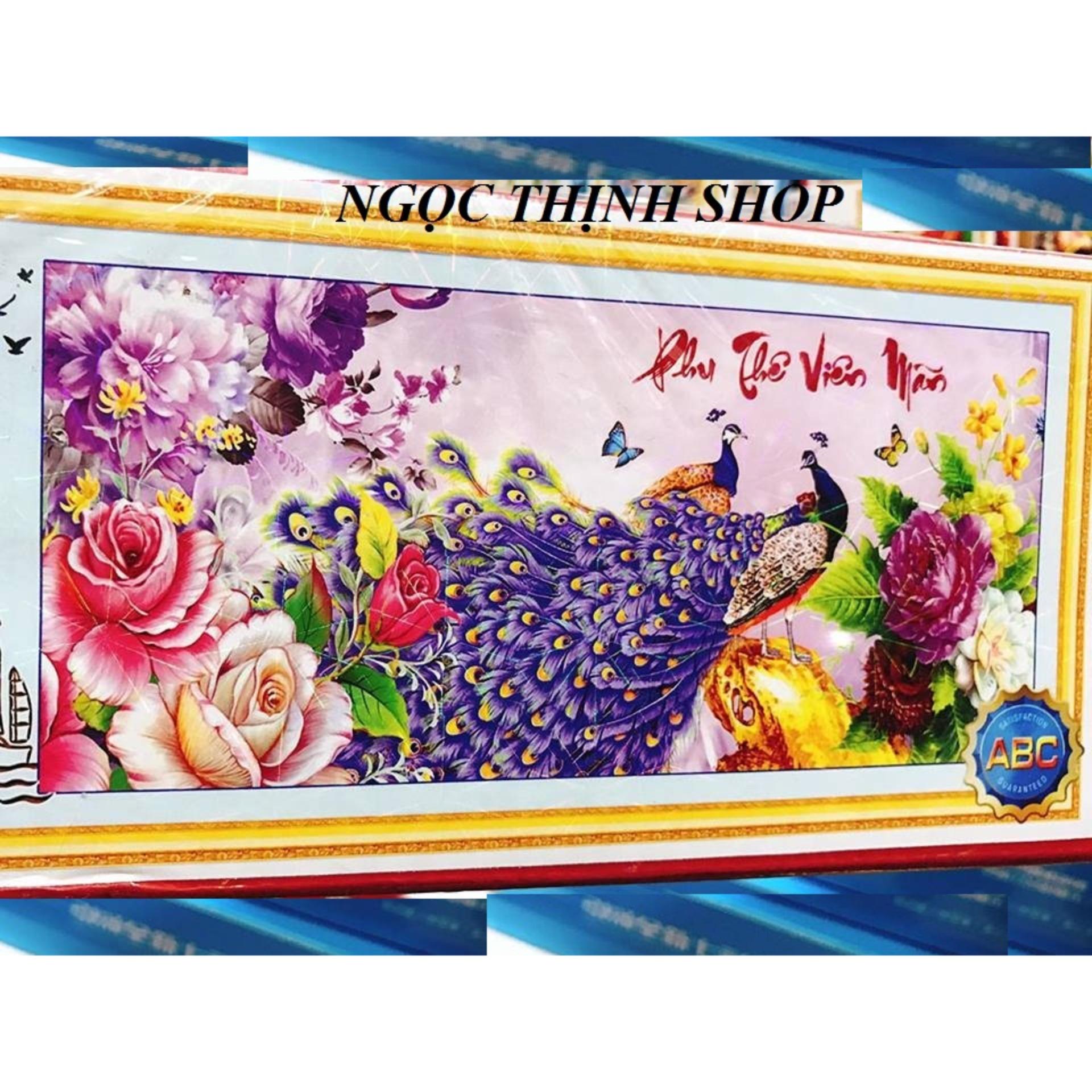 Tranh Đính Đá Phu Thê Viên Mãn Y8088