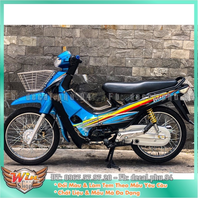 Tem rời Wave Nhỏ Xanh đen