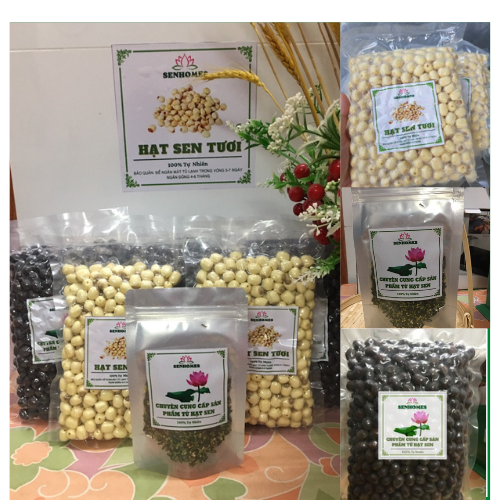 Tâm sen sấy khô SENHOMES 500g