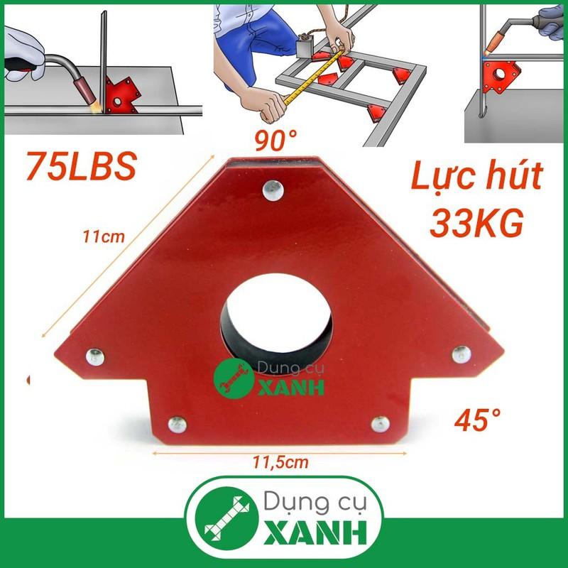 Bộ 4 Ke góc nam châm 33kg ke goc nam cham