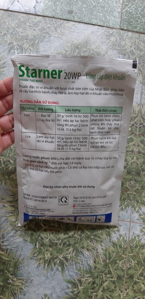 Thuốc trừ bệnh STARNER 20WP gói 100gr