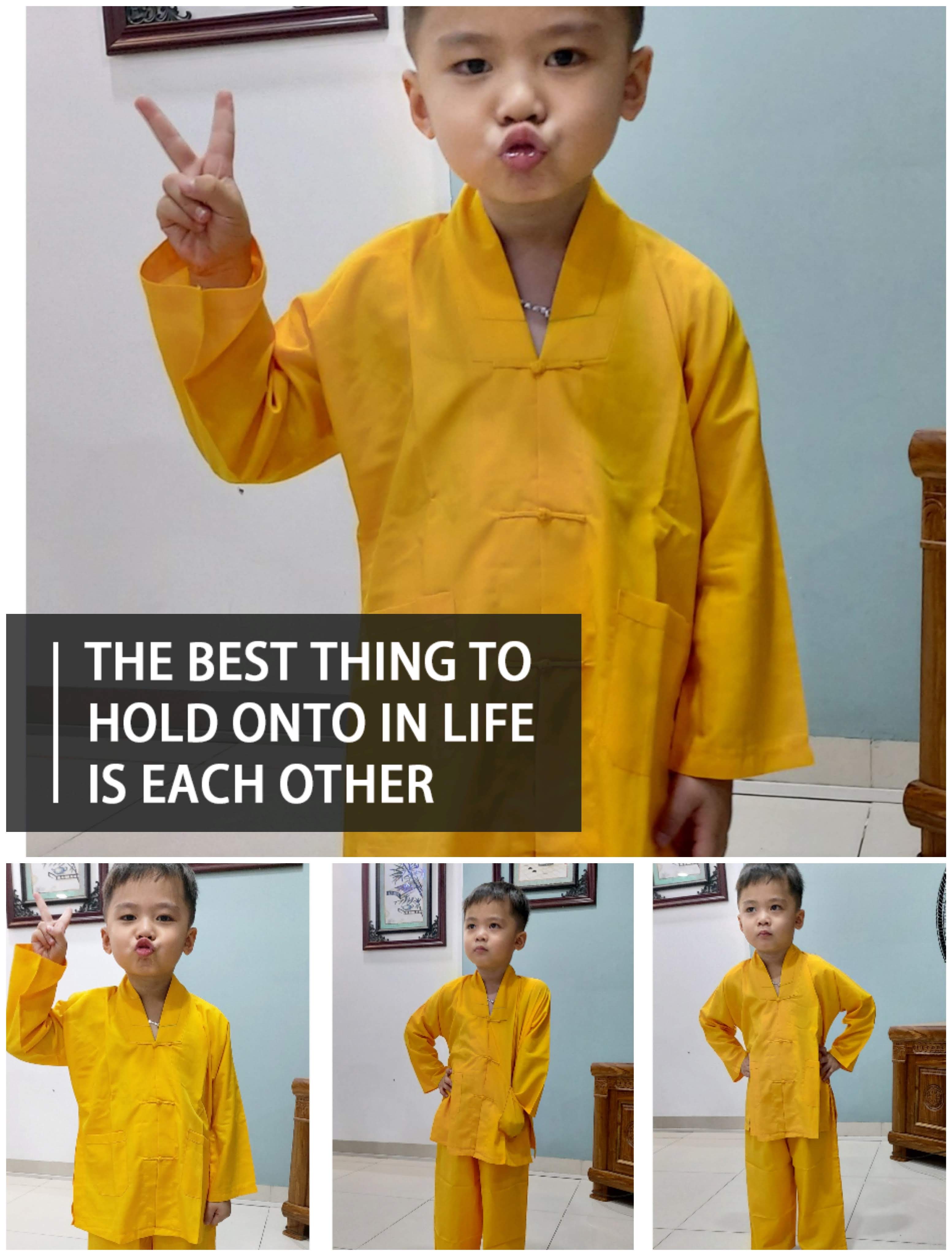 [HCM]ĐỒ LAM ĐI CHÙA TRẺ EM - MẪU LA HÁN