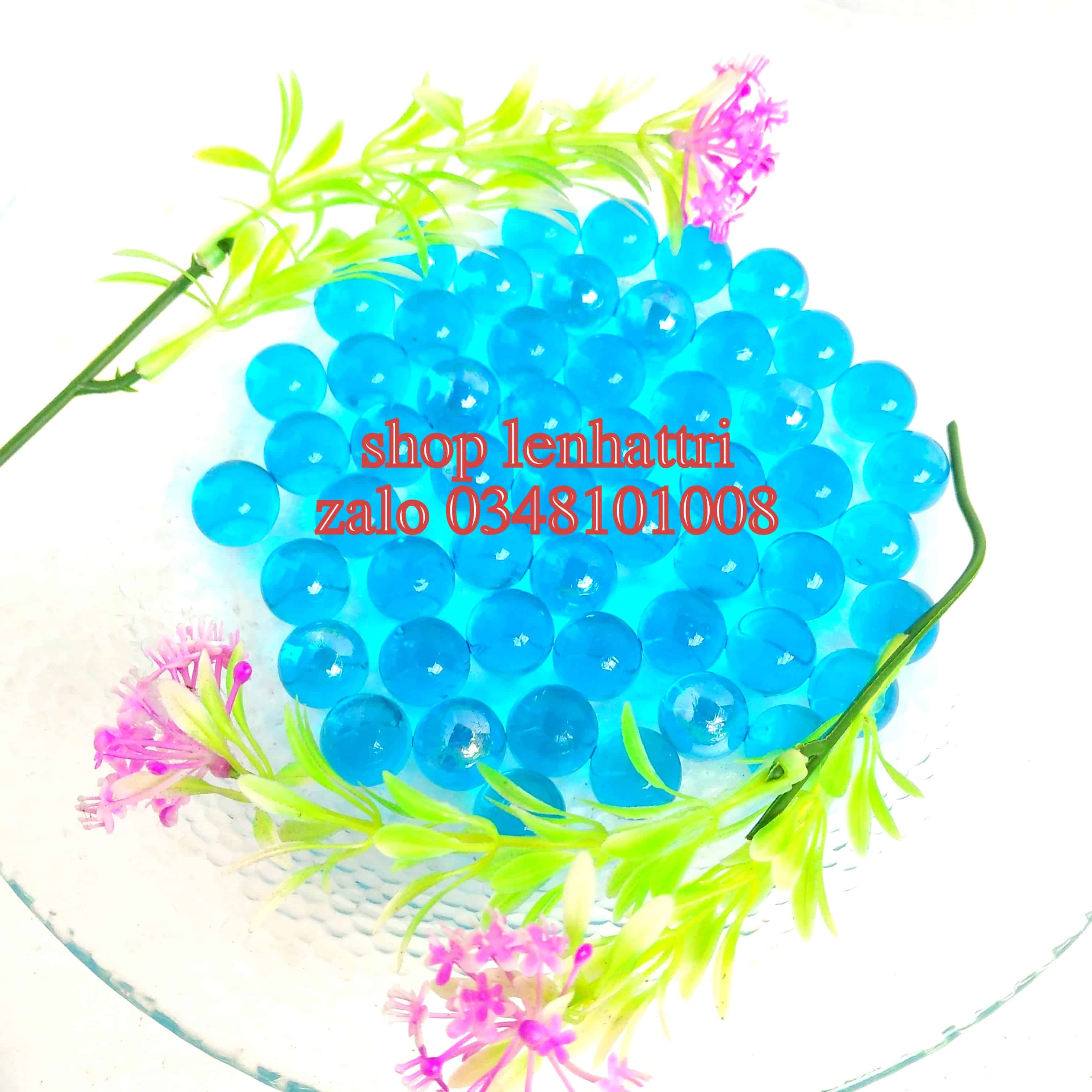 Sỏi thủy tinh trang trí 500g