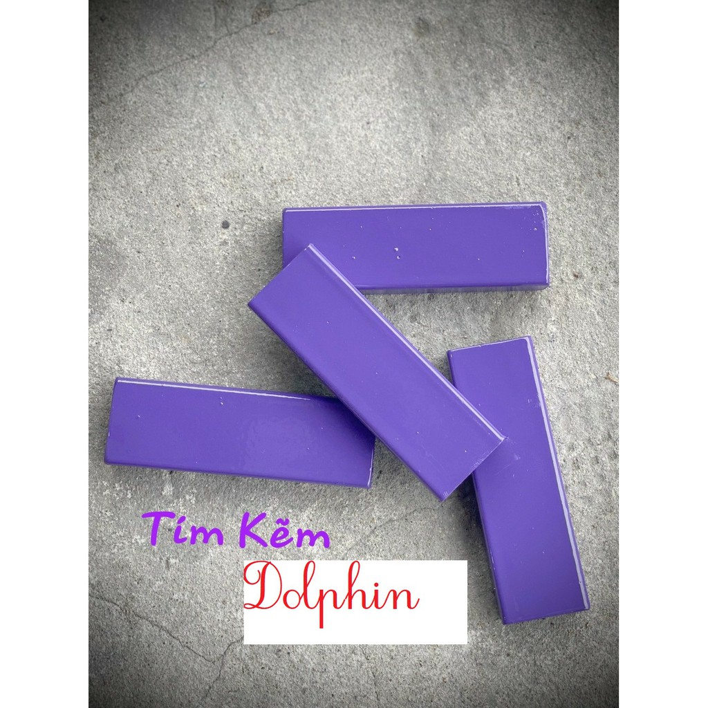 Sơn sắt mạ kẽm màu tím lavender tặng cọ