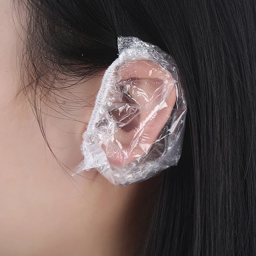 Bõ100 piece ear buds (ear cover) nylon support hair dye