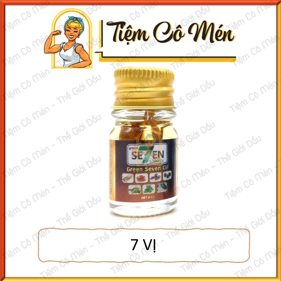 DẦU 7 SEVEN THẢO MỘC THÁI LAN [ CHUẨN NỘI ĐỊA ] - 5ML