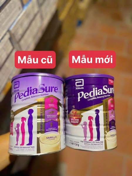 Date 26 Sữa Pediasure Úc 850g - Vị Vani